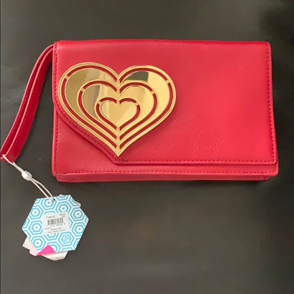 Red Jonathan Adler clutch